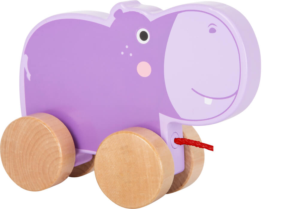 Hippopotame à tirer en bois, Legler