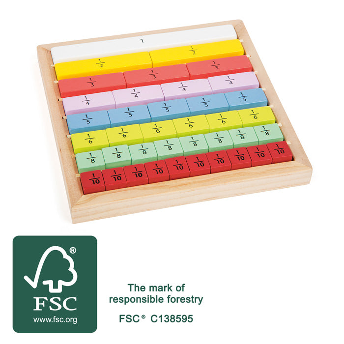 Table de fractions "Educate" - Legler