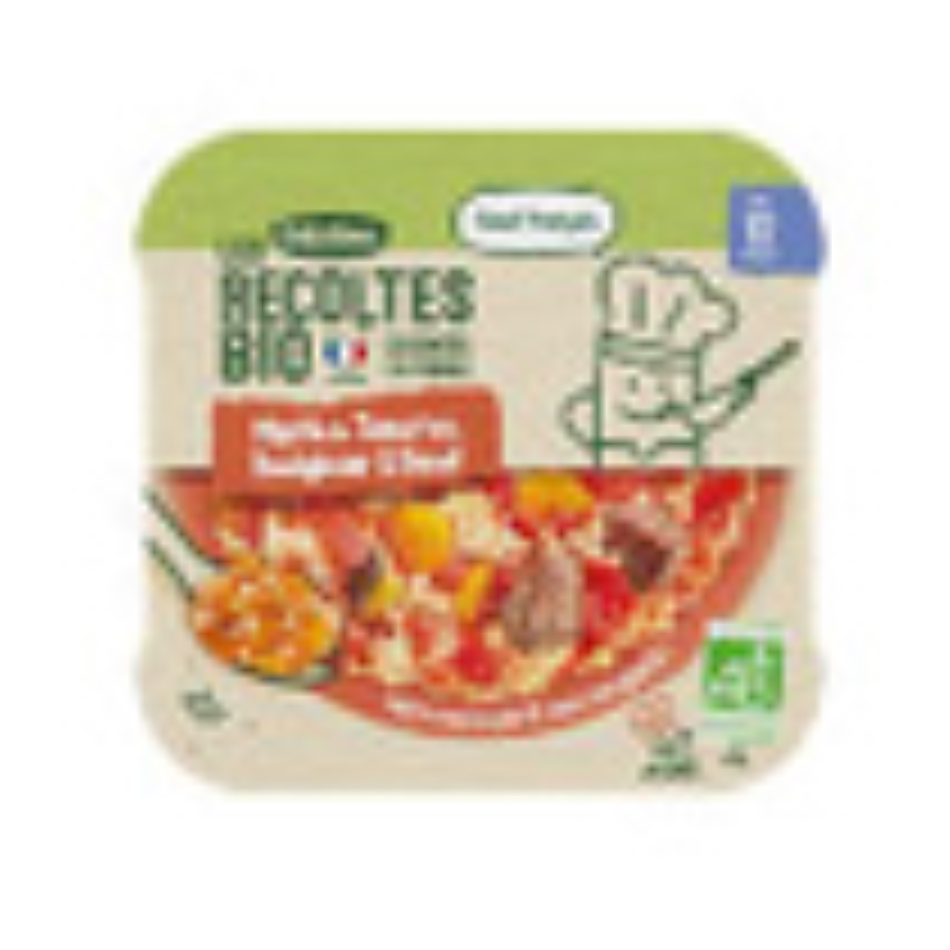 Blédichef bio Mijoté de tomates, boughour et boeuf  - Assiette de 230g - Blédina