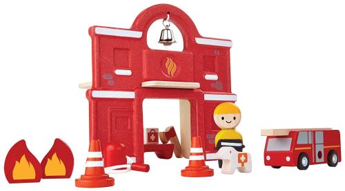 La caserne de pompier - Maison de poupée - Plan Toys