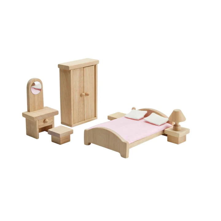 La chambre classique, meubles de maison de poupée en bois, plan toys