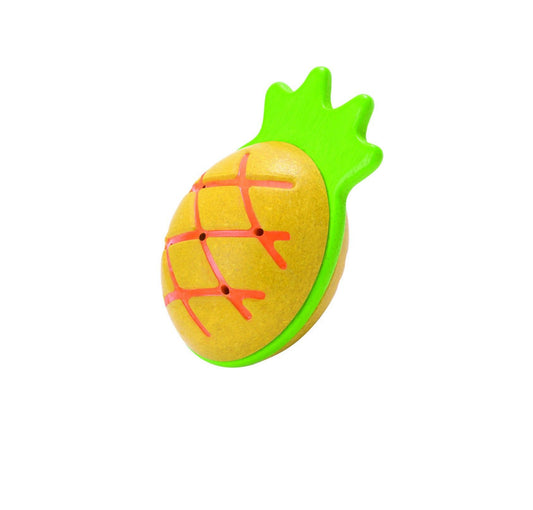 maracas hochet ananas en bois, dès 1 an, Plan TOys