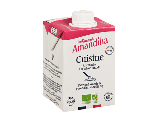 Amandina Cuisine - Alternative à la crème fraiche - 20cl - Perl'Amande