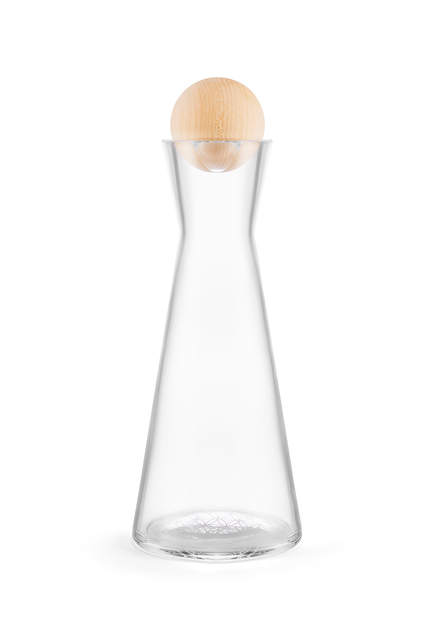 Carafe Phoenix - Fleur de vie blanche - 1L - Nature Design