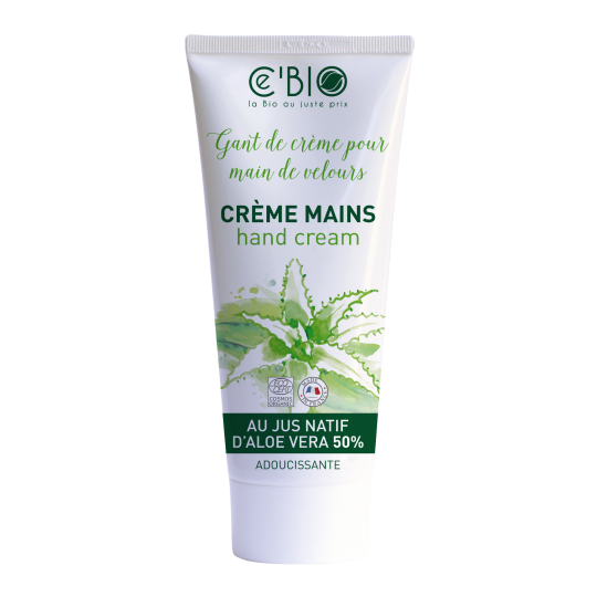 Crème pour les mains à l'aloe vera - Ce'Bio