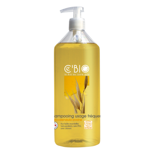 Shampoing à usage fréquent Ce'Bio, aux huiles essentielles, calendula et avoine...500ml