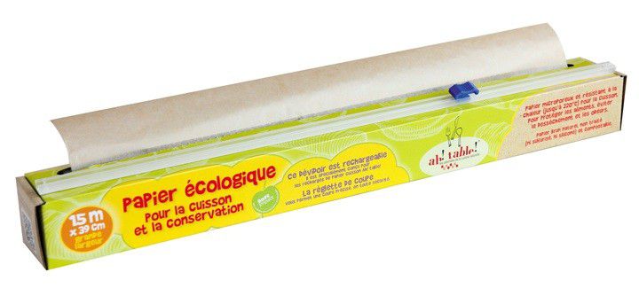 papier cuisson écologique en grande largeur avec son dévidoir