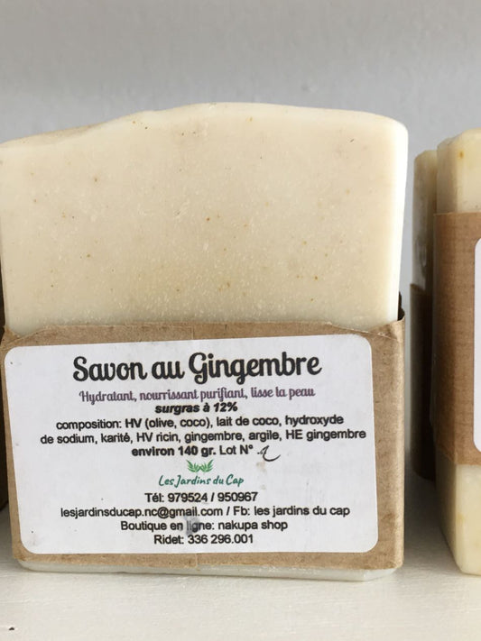 Savon artisanal au gingembre, Les jardins du Cap