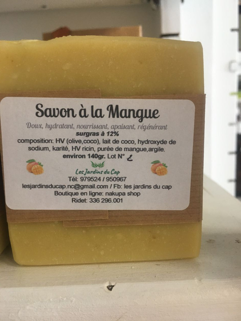 savon à la mangue; les jardins du cap