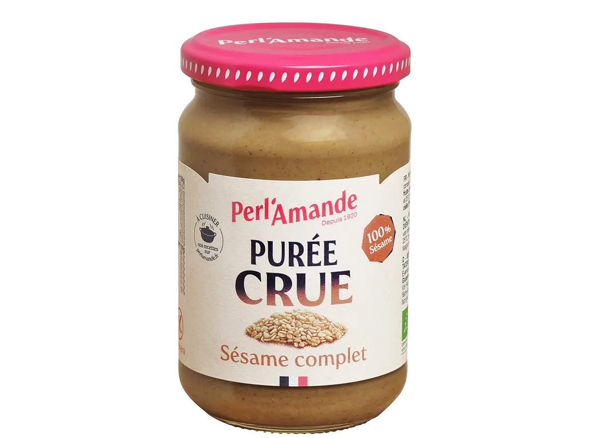 Purée crue de sésame complet - Perl'Amande