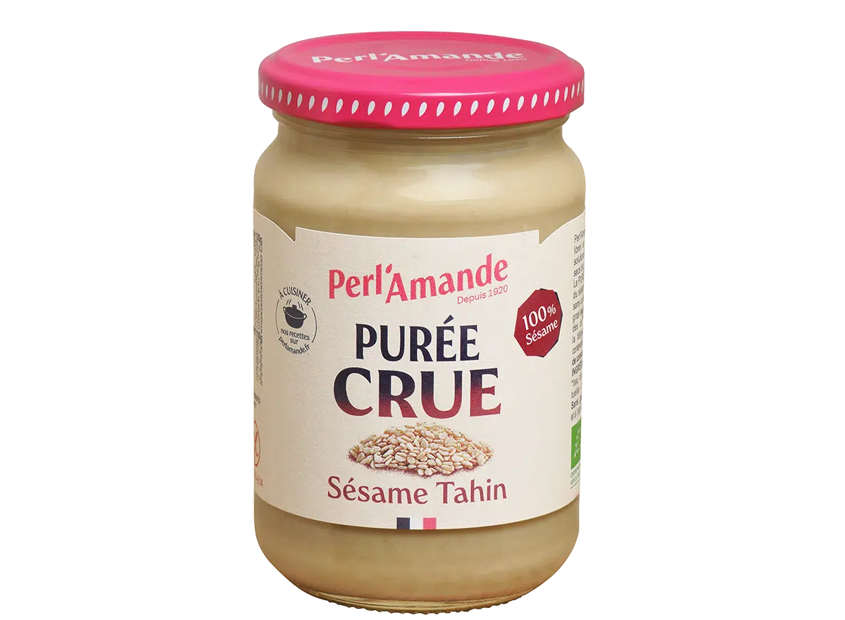 Purée crue de sésame dépéliculé Tahin ou Tahini - Perl'Amande