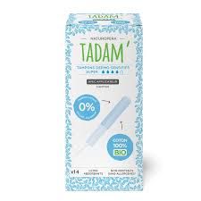 Tampons hygiéniques Tadam, boite de 14, Super