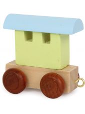 Train de lettres Wagons bois Couleur et Formes - Legler