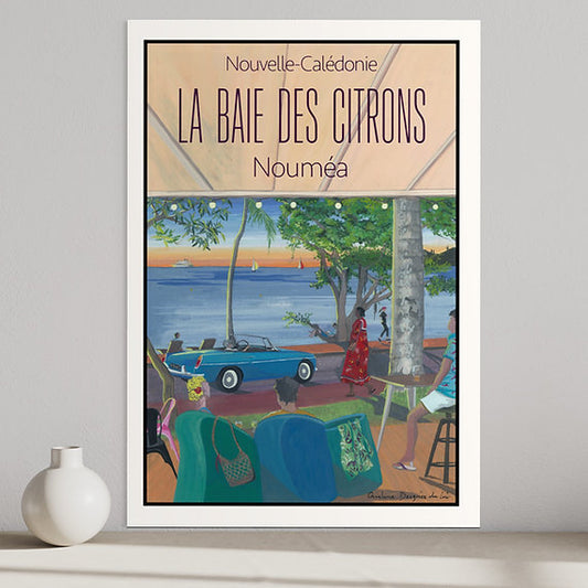 La Baie des citrons - Affiche A4 - Caroline Desgrées du Loû