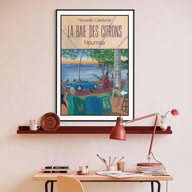 La Baie des citrons - Affiche A4 - Caroline Desgrées du Loû