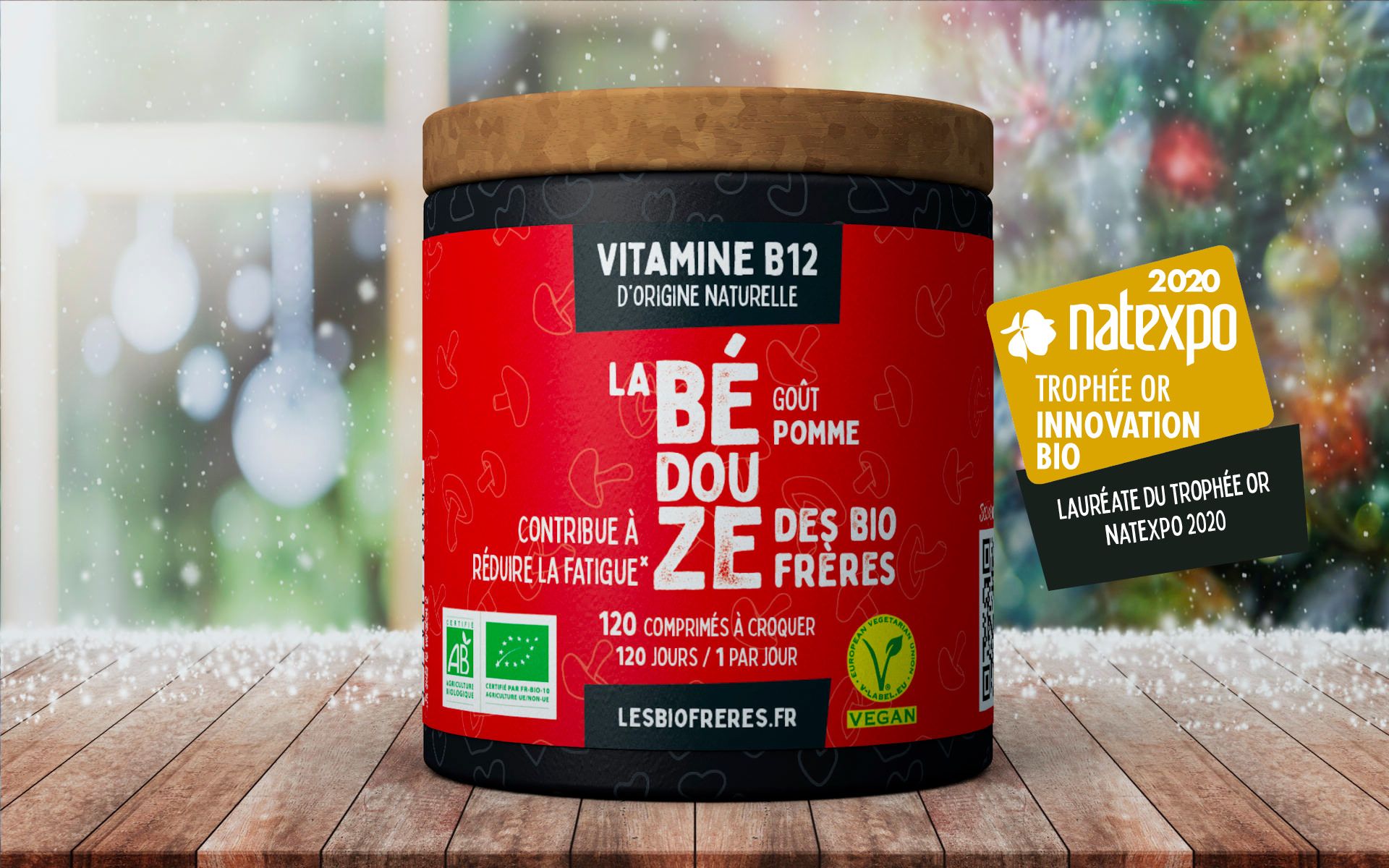 BEDOUZE, La vitamine B12 de "Les Bio Frères", 120 comprimés