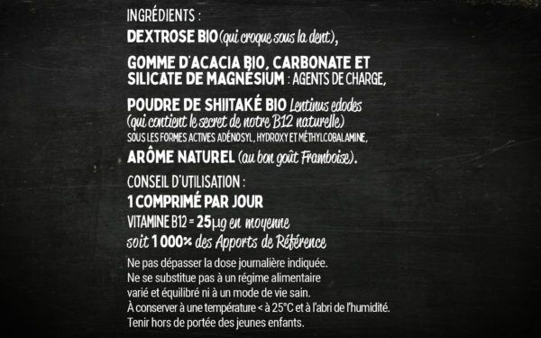 La BEDOUZE - Vitamine B12 à croquer - Les Bio Frères - DDM 01/2024