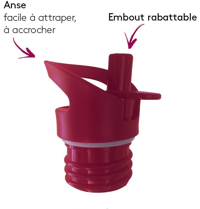 Bouchon sport pour gourdes - Gaspajoe