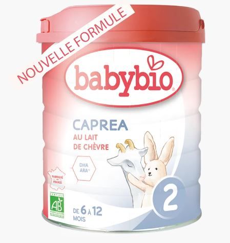 Lait infantile Caprea 2 - au lait de chèvre - Babybio