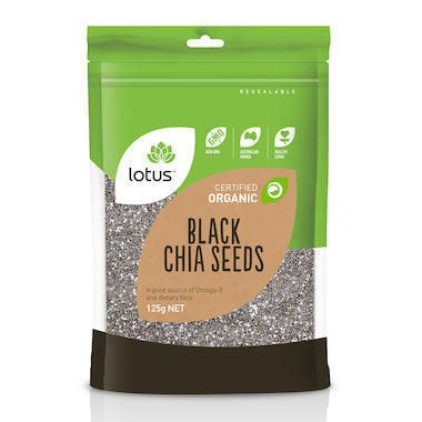 Graines de chia noires Biologique 125g-  Lotus