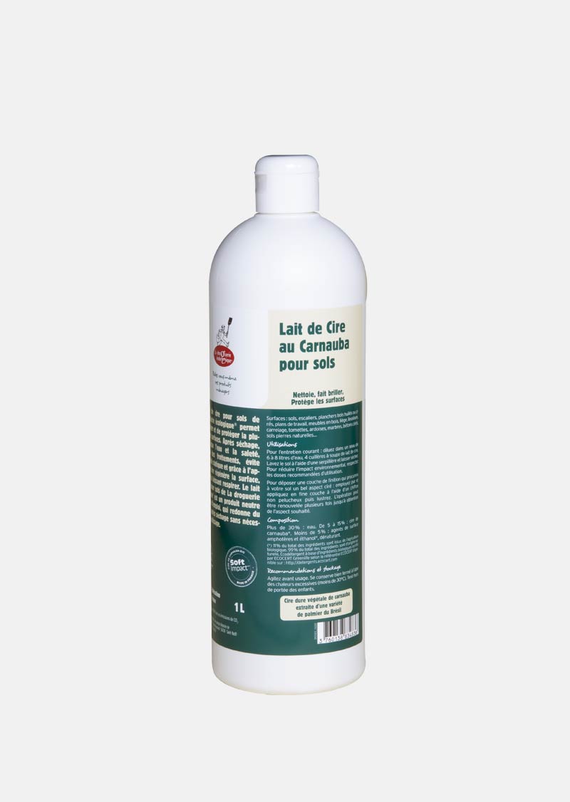 Lait de cire de carnauba bio, la droguerie écologique