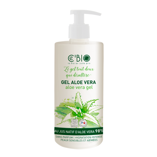 Gel pour le corps bio, à l'aloe vera 98%, Ce'Bio, 200ml