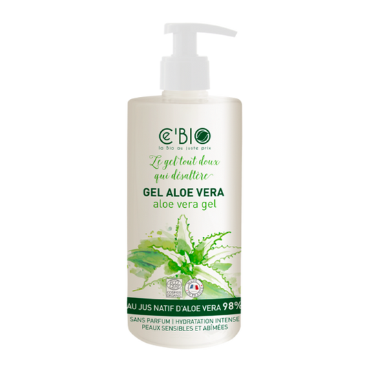 Gel pour le corps bio, à l'aloe vera 98%, Ce'Bio, 200ml