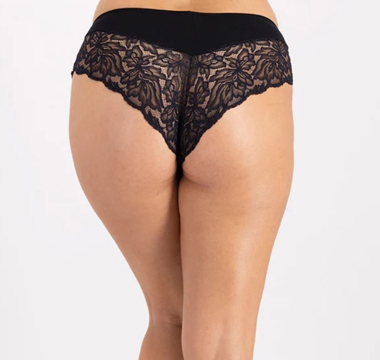 Culotte Grace en dentelle de coton bio Taille 40, Mina Storm, 