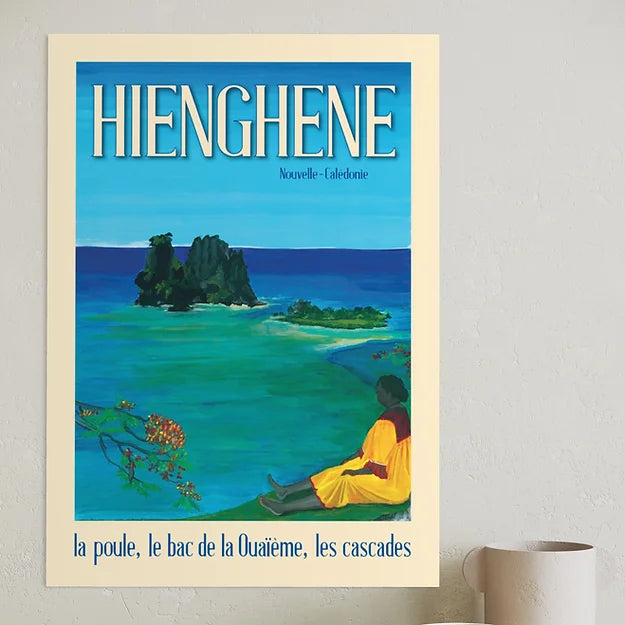 Hienghene - Affiche A3 - Caroline Desgrées du Loû