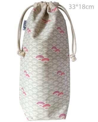 Pochette en coton bio pour gourde - jusqu'à 1L - Gaspajoe