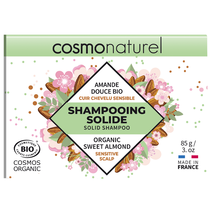 Shampoing solide pour cuir chevelu sensible, Cosmonaturel