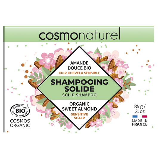 Shampoing solide pour cuir chevelu sensible, Cosmonaturel