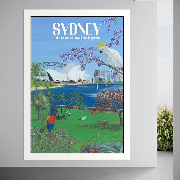 Sydney - Affiche A4 - Caroline Desgrées du Loû