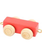 Train de lettres Wagons bois Couleur et Formes - Legler