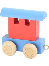 Train de lettres Wagons bois Couleur et Formes - Legler