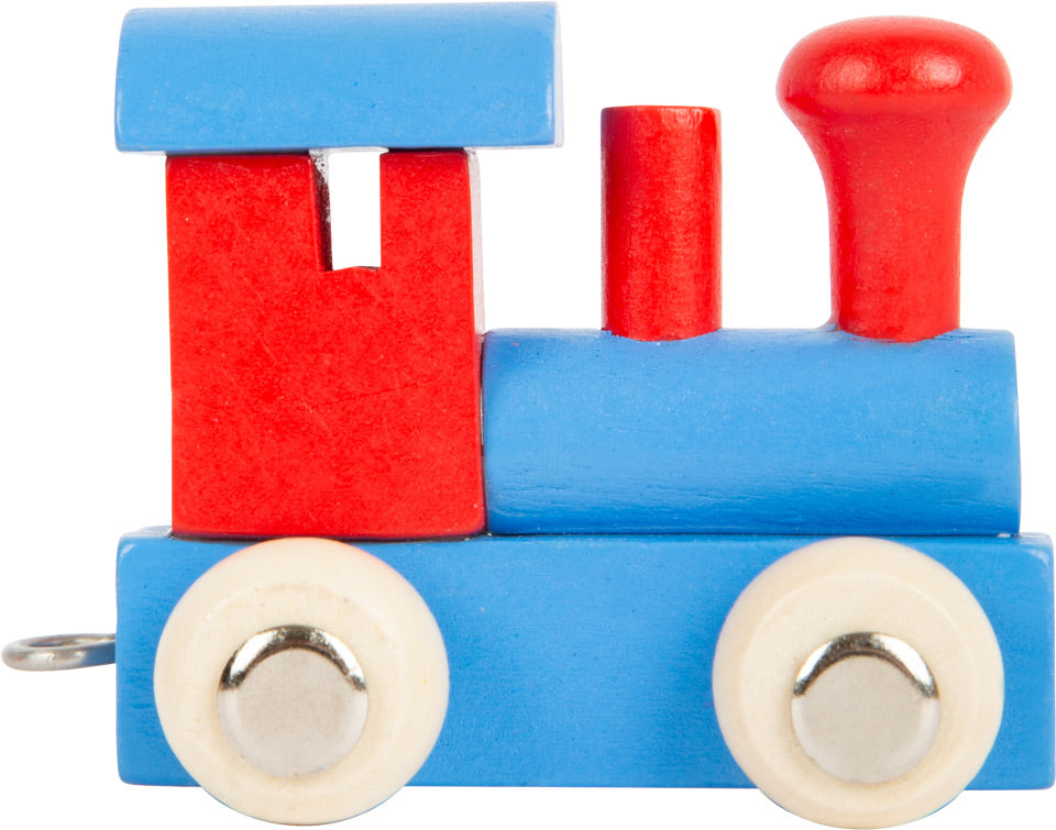 Train de lettres Wagons bois Couleur et Formes - Legler